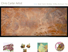 Tablet Screenshot of chriscarterart.com